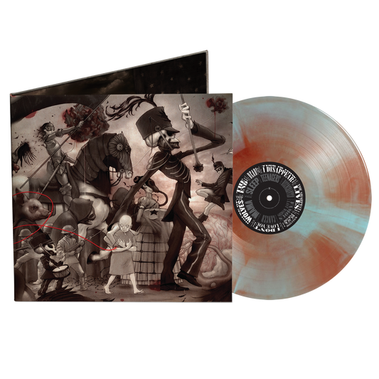 The Black Parade San Antonio Exclusive Ruby Red & Baby Blue Marble LP