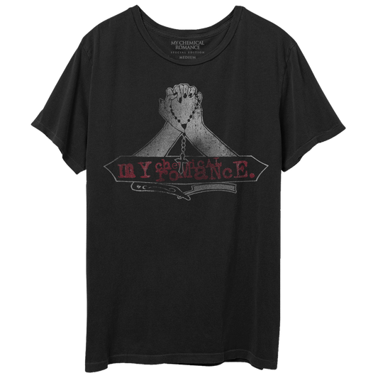 PRAYING HANDS DISTRESSED T-SHIRT